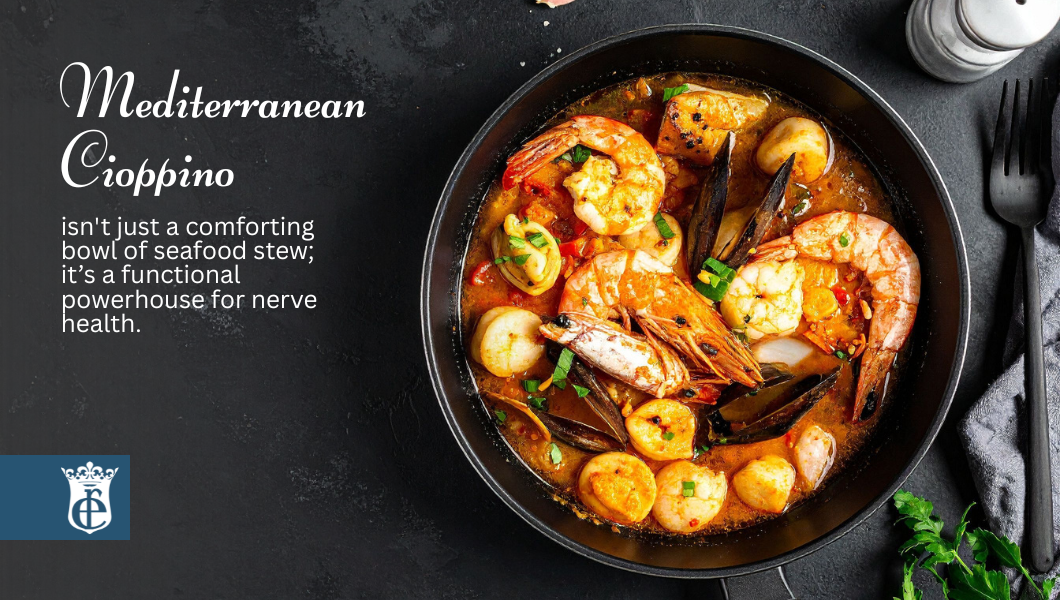 bowl of seafood stew